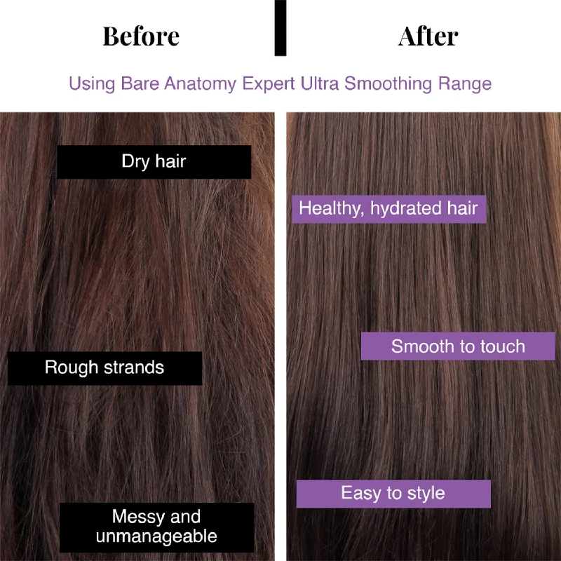 Bare Anatomy Ultra Smoothing Shampoo & Ultra Smoothing Hair Mask - Image 4