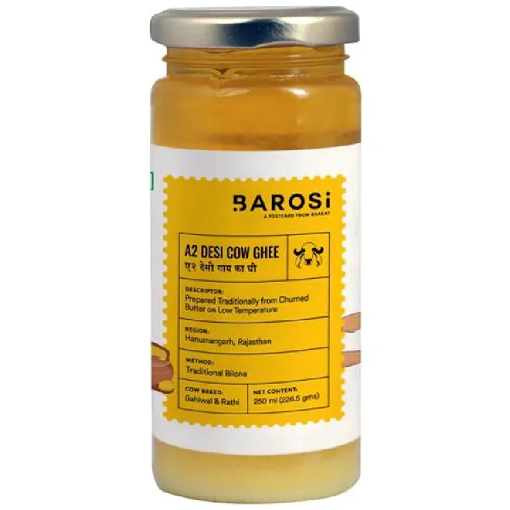 Barosi A2 Desi Cow Ghee - Rich In Antioxidants