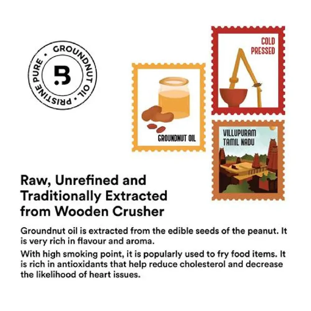 Barosi Groundnut Oil - Cold Pressed, Good For Healthy Heart - Image 6