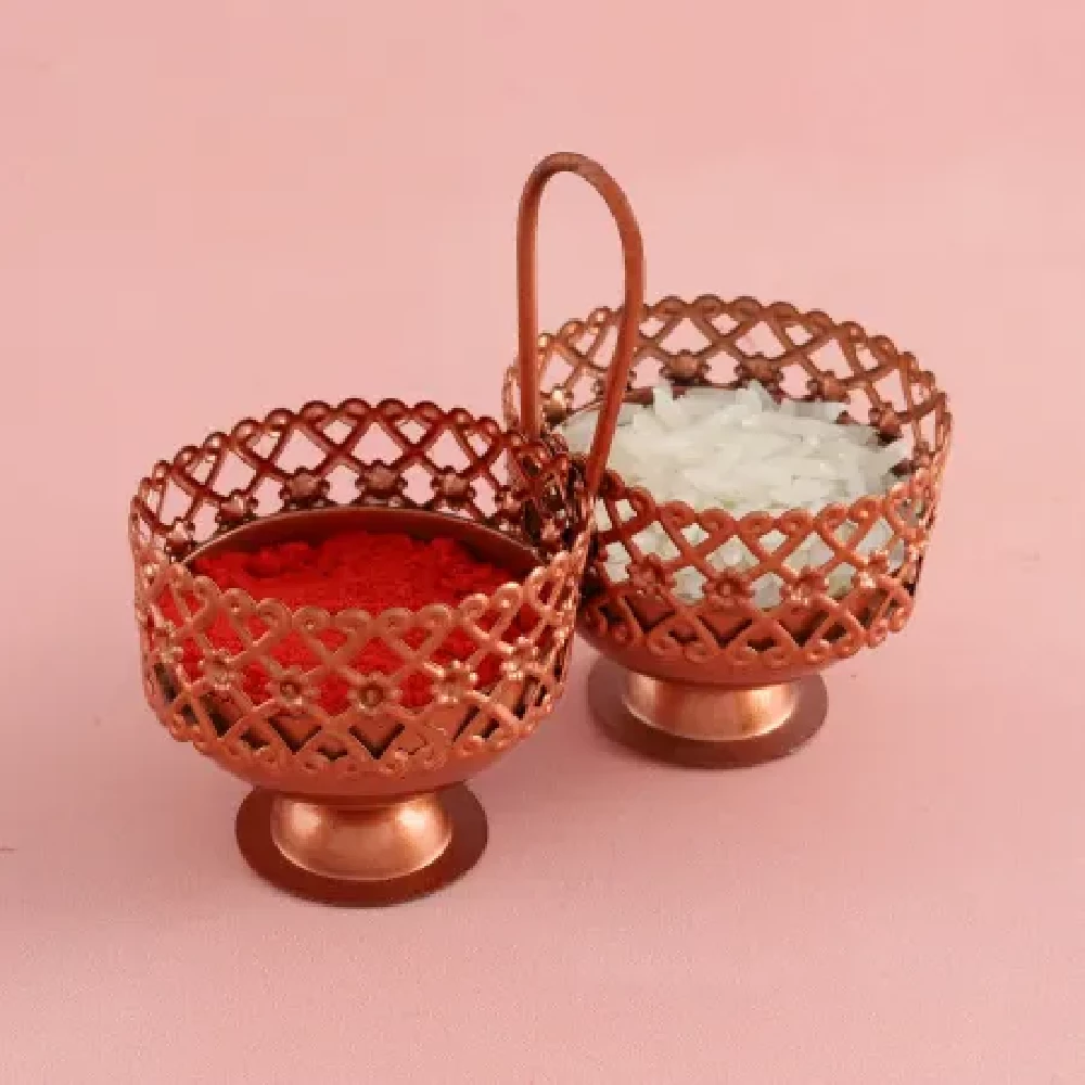 Beads and Kundan Rakhi - Image 2