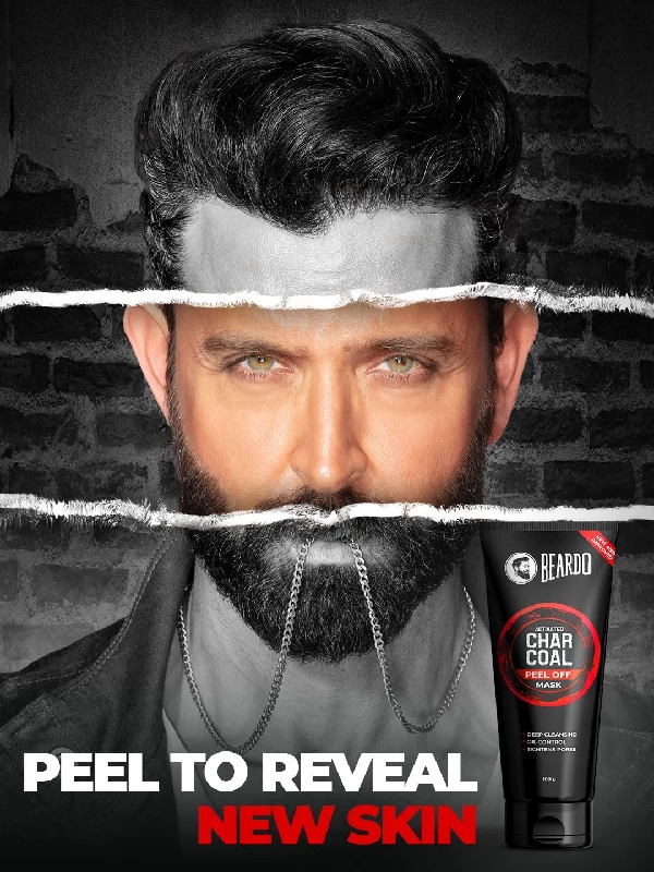 Beardo Activated Charcoal Peel Off Mask for Men - Image 2