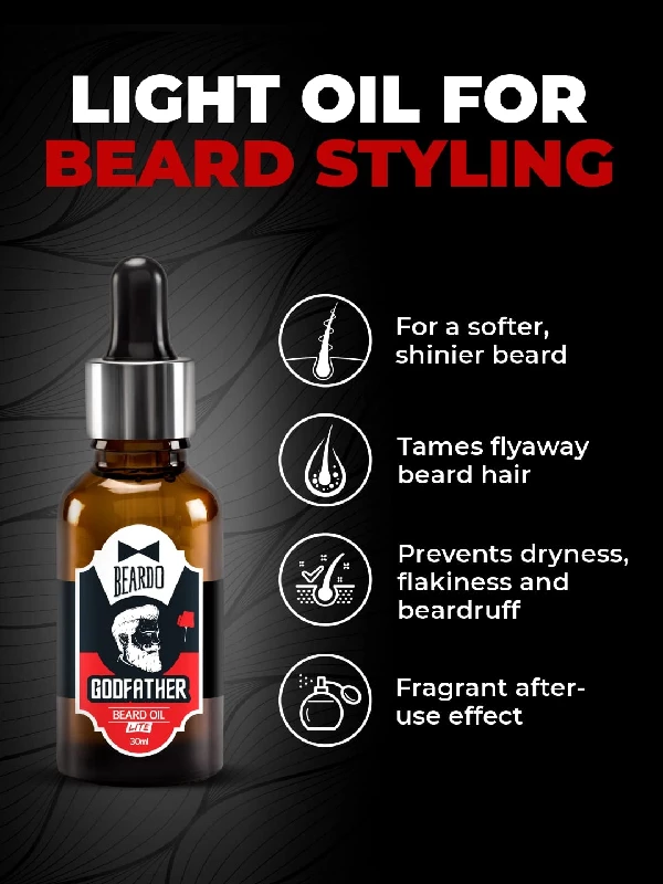 Beardo Godfather Lite Beard and Moustache Oil - Image 3