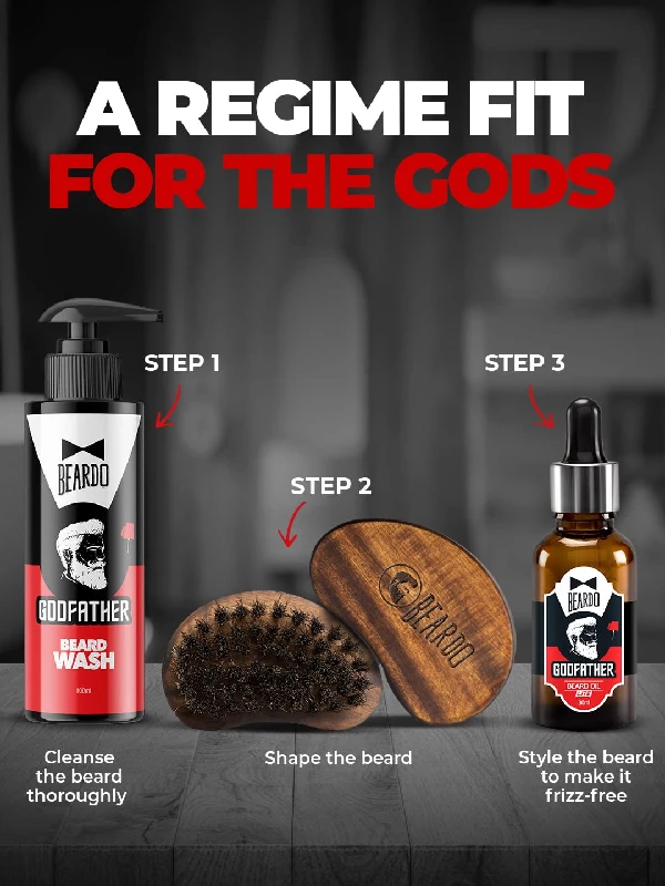 Beardo Godfather Lite Beard and Moustache Oil - Image 4