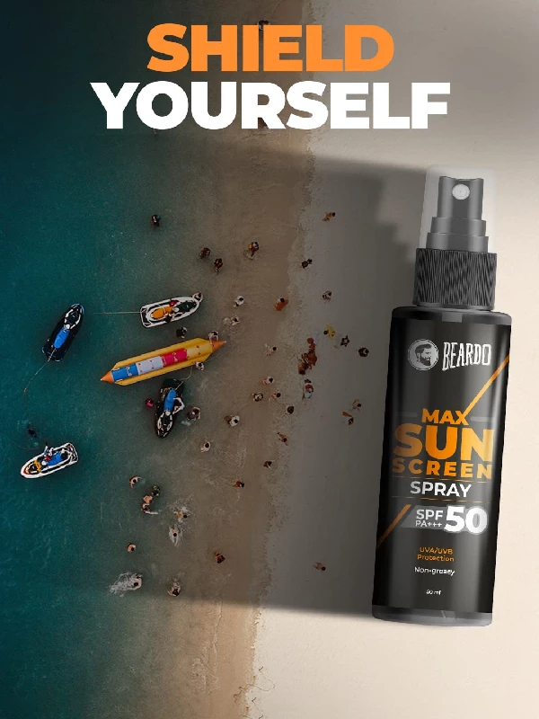 Beardo Max Sunscreen SPF 50 Spray for Men - Image 7