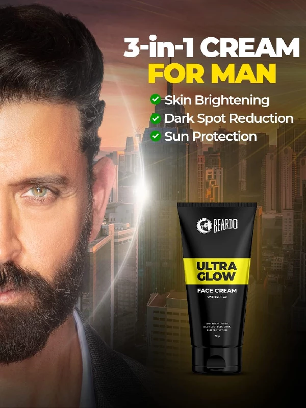 Beardo Ultraglow All in One Face Cream For Men with SPF 30 - Image 3