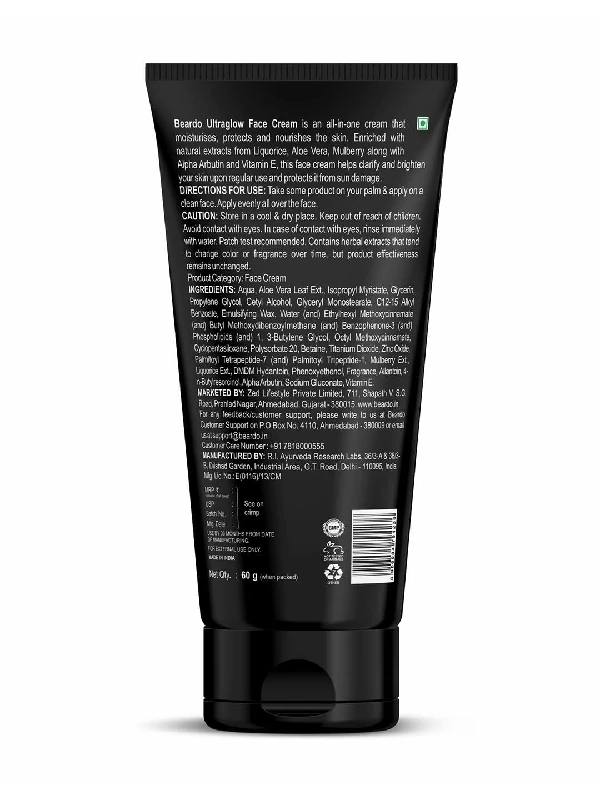 Beardo Ultraglow All in One Face Cream For Men with SPF 30 - Image 8