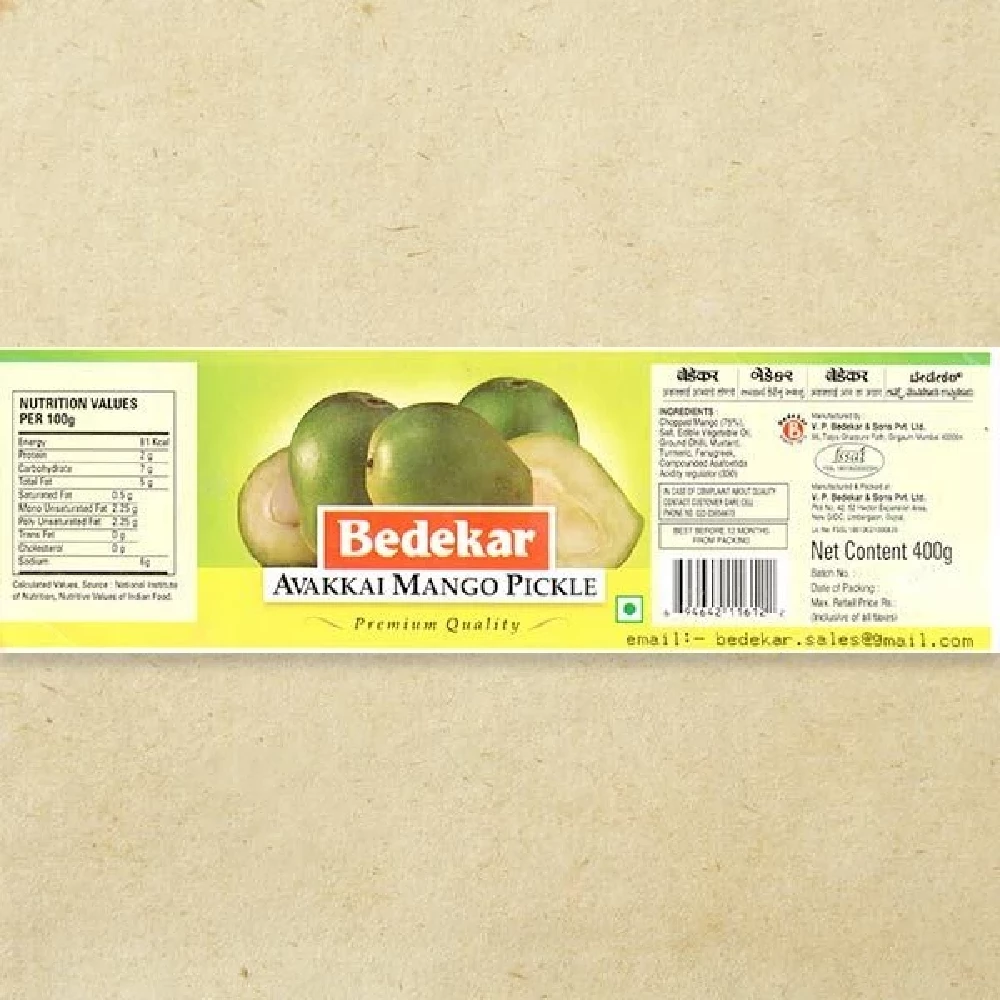 Bedekar Avakkai Mango Pickle - Image 2
