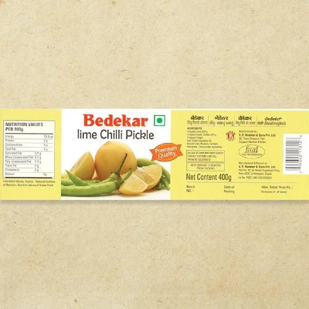 Bedekar Lime Chilli Pickle - Image 2