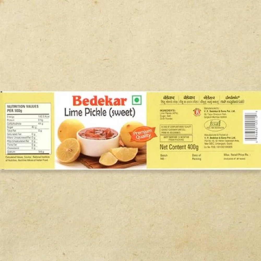 Bedekar Lime Pickle Sweet - Image 4