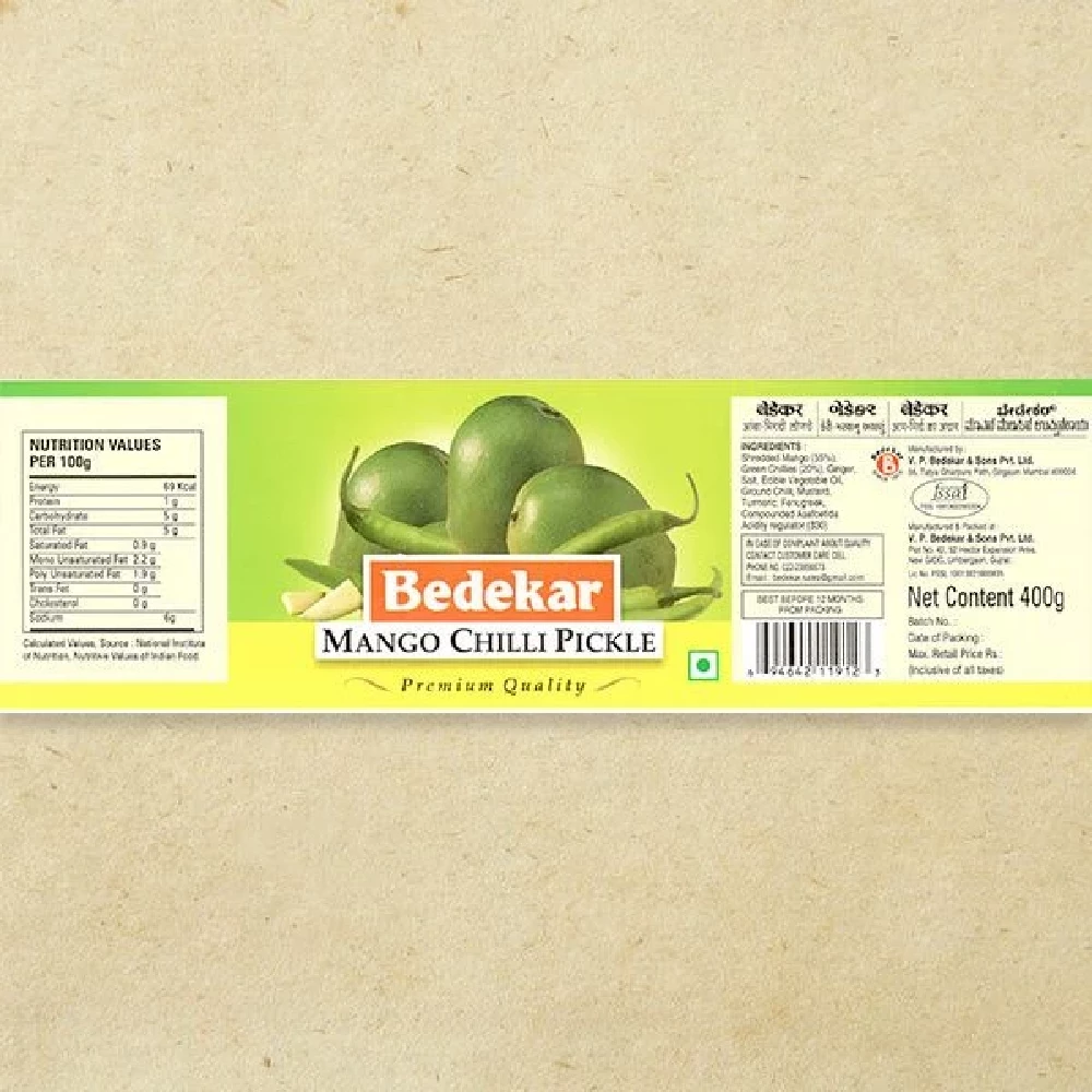 Bedekar Mango Chilli Pickle - Image 2