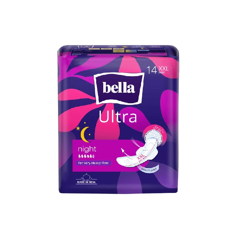 Bella Ultra Night Drai Pads Bella Ultra Night Drai Pads-Pack Size-14 Pads