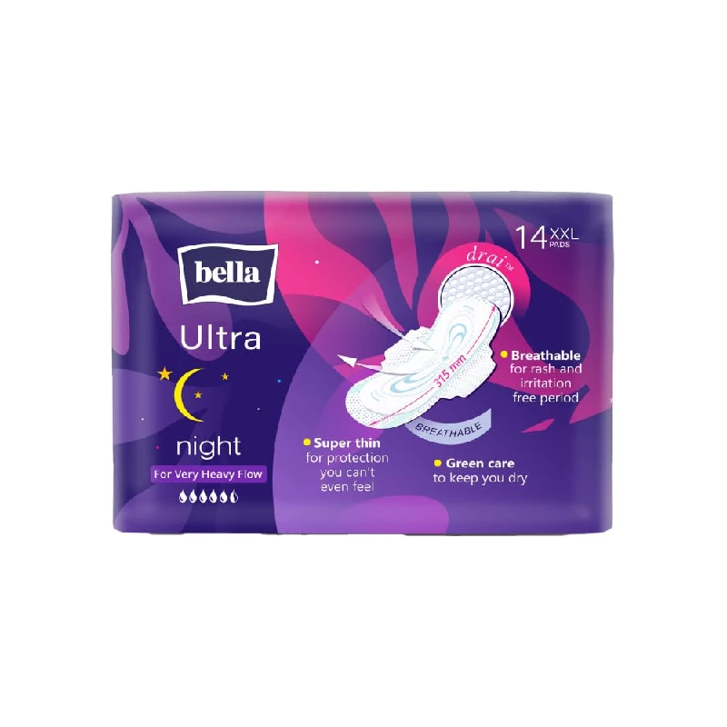 Bella Ultra Night Drai Pads - Image 2