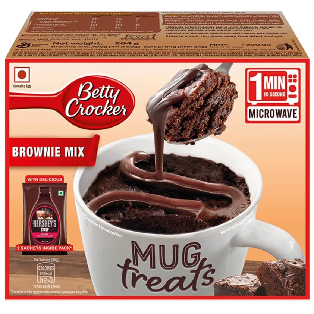 Betty Crocker Mug Treat - Brownie Mix, Eggbased - Image 9