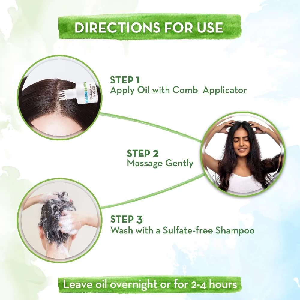 BhringAmla Hair Oil with Bhringraj and Amla for Intense Hair Treatment - Image 5