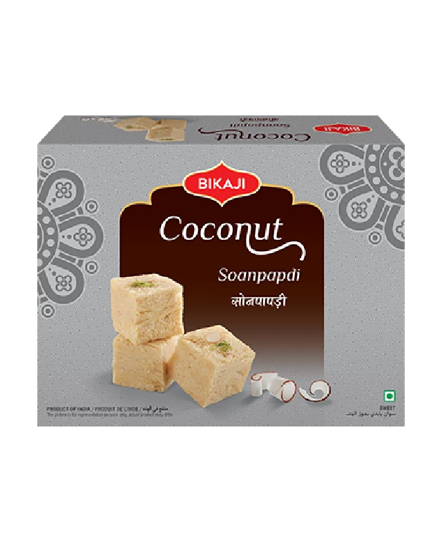 Bikaji Coconut Soanpapdi Bikaji Coconut Soanpapdi-Pack Size-450 g