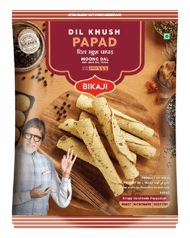 Bikaji Dil Khush Papad Bikaji Dil Khush Papad-Pack Size-400 g