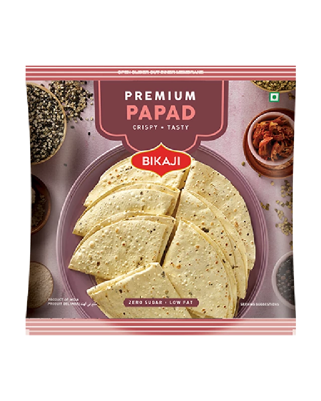 Bikaji Premium Papad Bikaji Premium Papad-Pack Size-400 g