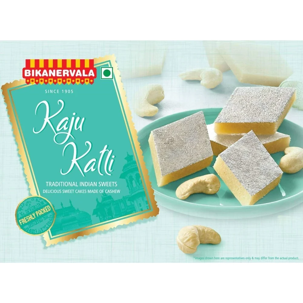 Bikanervala Kaju Katli Bikanervala Kaju Katli-Pack Size-500 g