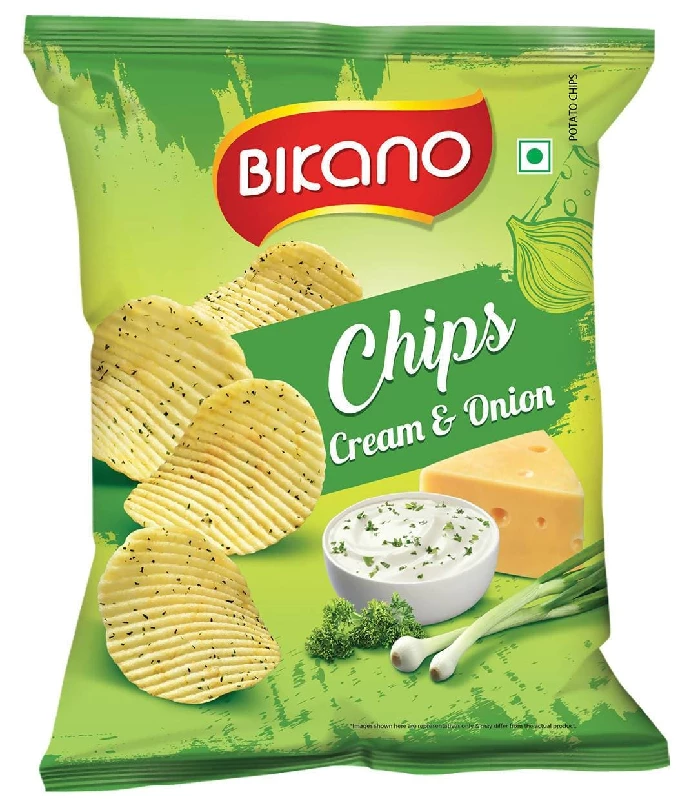 Bikano Chips - Cream Onion Bikano Chips - Cream Onion-Pack Size-100 g