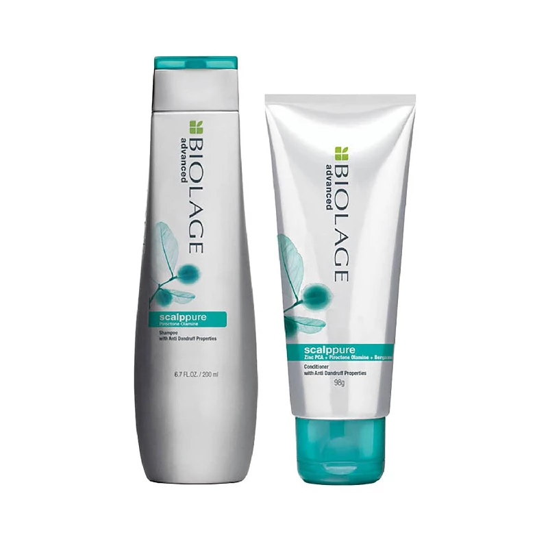 Biolage Professional Scalppure Anti-Dandruff Shampoo and Conditioner Combo Biolage Professional Scalppure Anti-Dandruff Shampoo and Conditioner Combo-Pack Size-Combo of 2