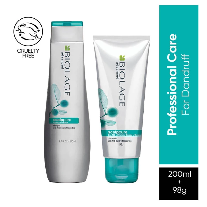 Biolage Professional Scalppure Anti-Dandruff Shampoo and Conditioner Combo - Image 4