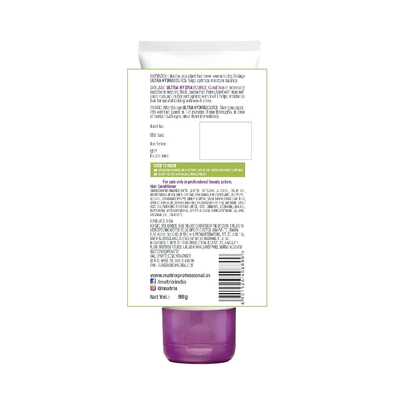 Biolage Smoothproof Deep Smoothing 6-In-1 Professional Hair Serum & Biolage Hydrasource Conditioner - Image 5