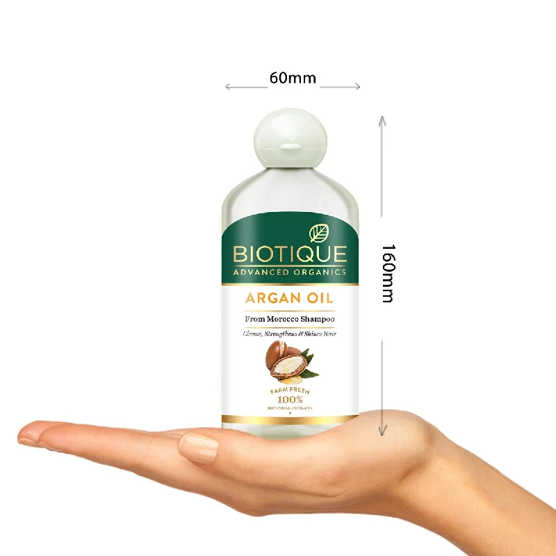 Biotique Argan Oil Hair Shampoo from Morocco - Image 3