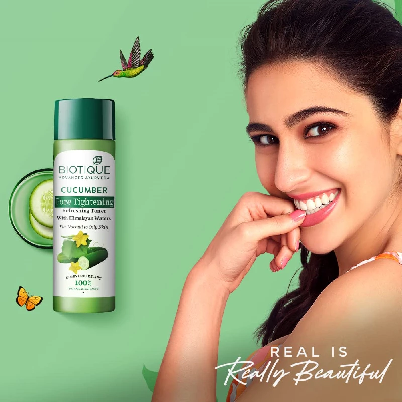 Biotique Cucumber Pore Tightening Toner - Image 3