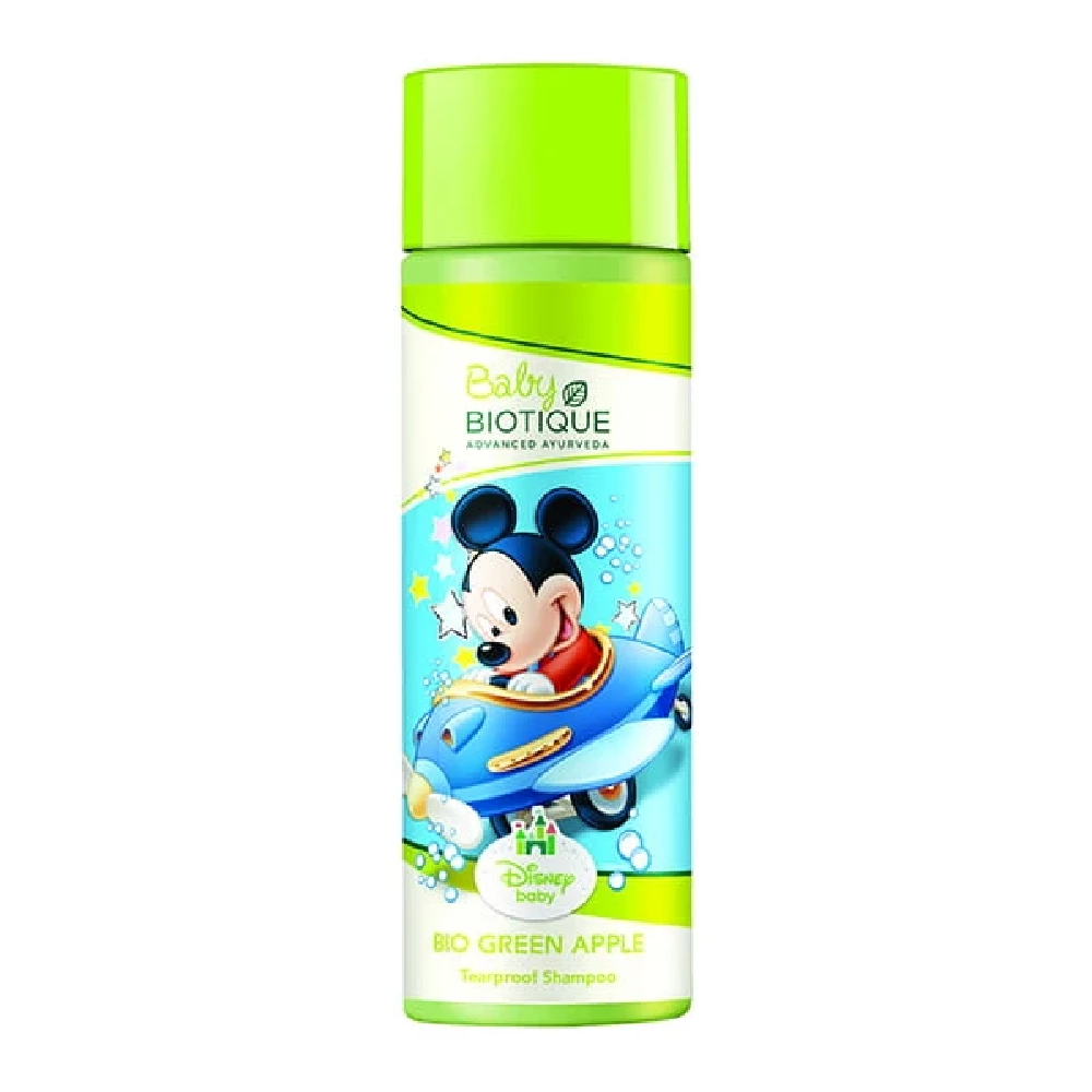 Biotique Disney Baby Bio Green Apple Tearproof Shampoo For Kids Biotique Disney Baby Bio Green Apple Tearproof Shampoo For Kids-Pack Size-190 ml