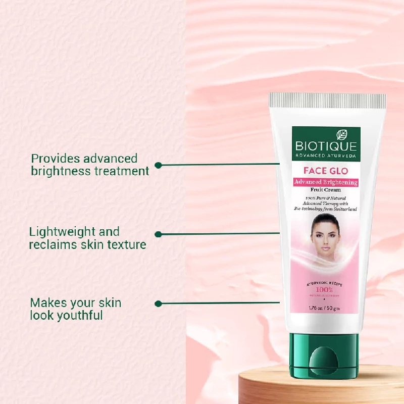 Biotique Face Glo Advance Brightening Fruit Cream - Image 4