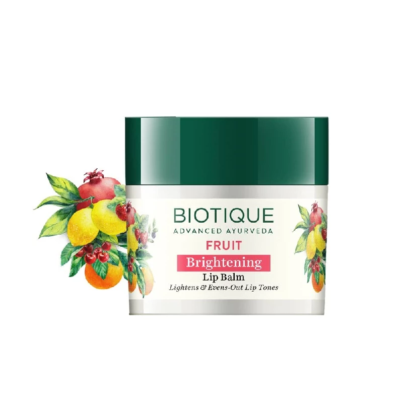 Biotique Fruit Whitening & Brightening Lip Balm Biotique Fruit Whitening & Brightening Lip Balm-Pack Size-12 g