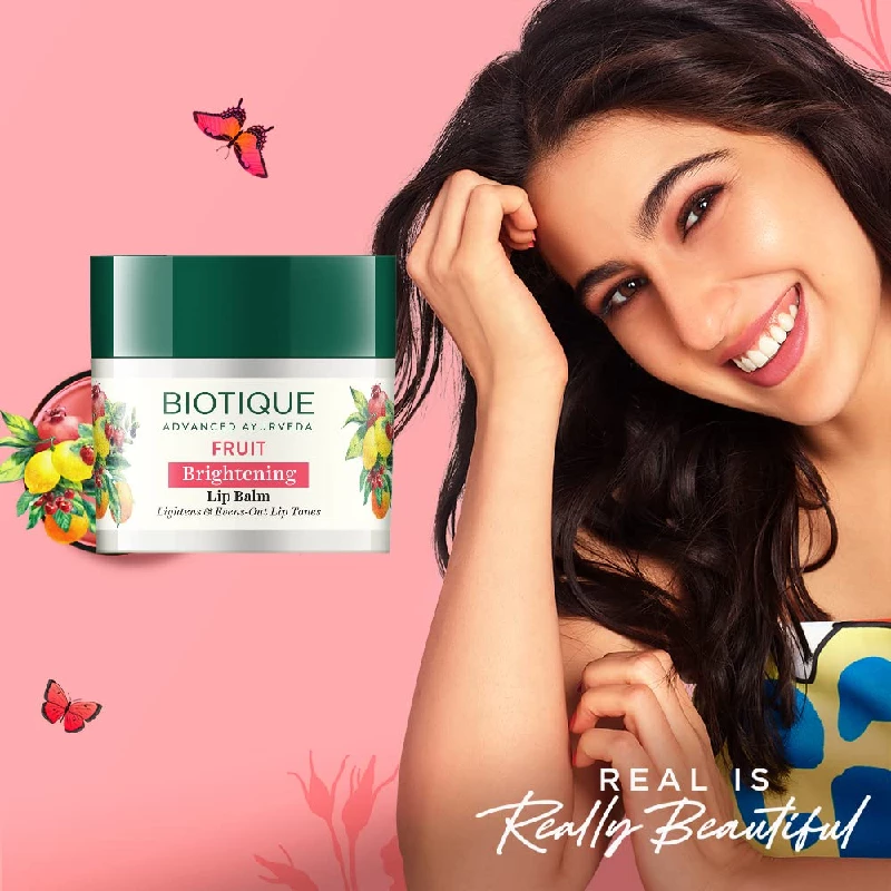 Biotique Fruit Whitening & Brightening Lip Balm - Image 2