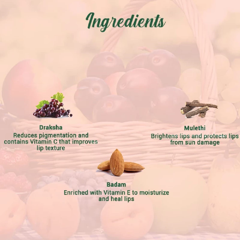 Biotique Fruit Whitening & Brightening Lip Balm - Image 4