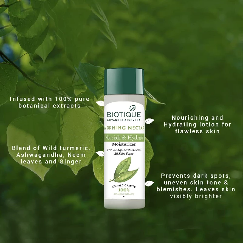 Biotique Morning Nectar Flawless Skin Moisturizer - Image 4