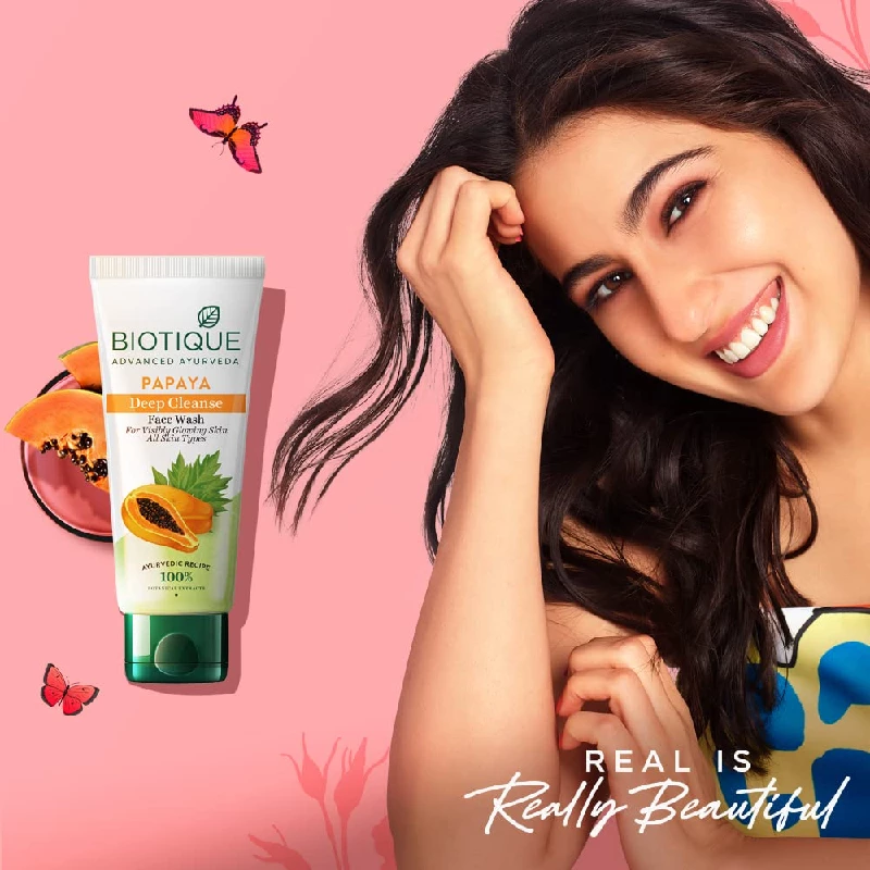 Biotique Papaya Deep Cleanse Face Wash (Pack of 2) - Image 2