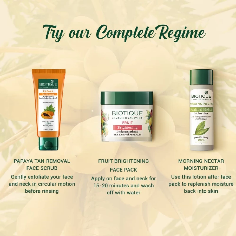 Biotique Papaya Tan Removal Brightening & Revitalizing Face Scrub - Image 5