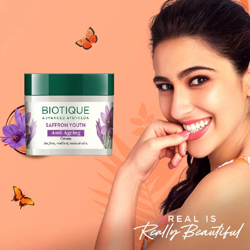 Biotique Saffron Dew Youthful Moisturizer - Image 3