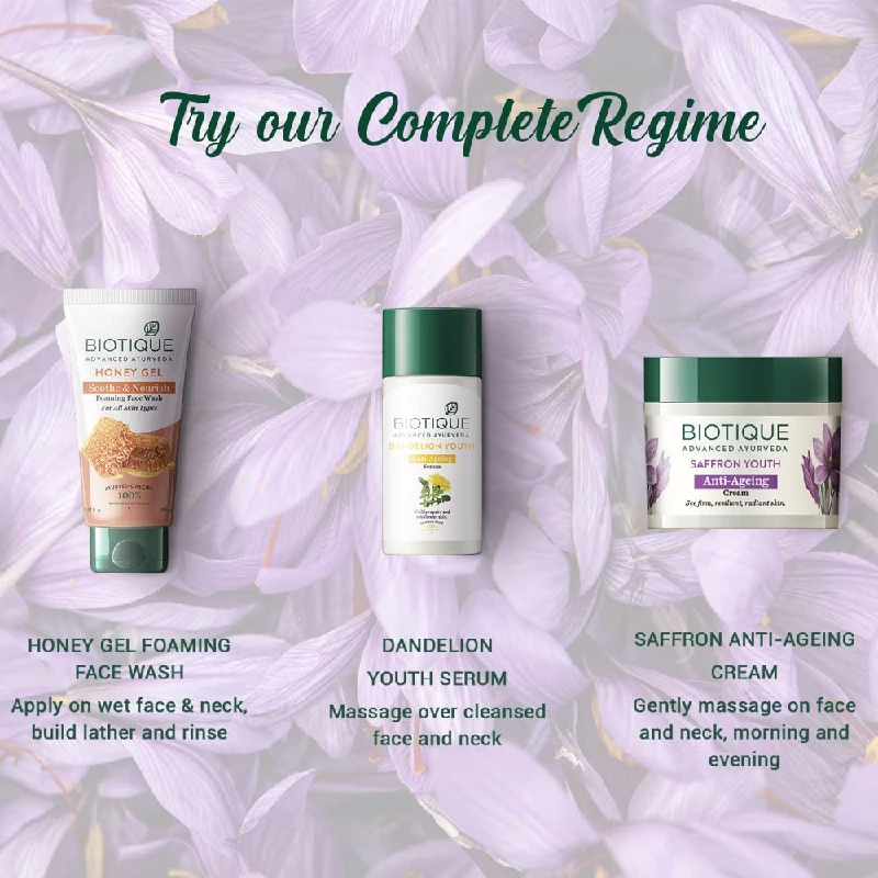 Biotique Saffron Dew Youthful Moisturizer - Image 9
