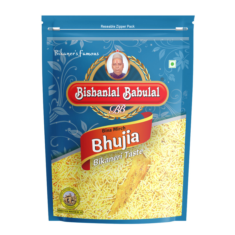 Bishanlal Babulal Bina Mirch Bhujia (Non-Spicy) Bishanlal Babulal Bina Mirch Bhujia (Non-Spicy)-Pack Size-800 g