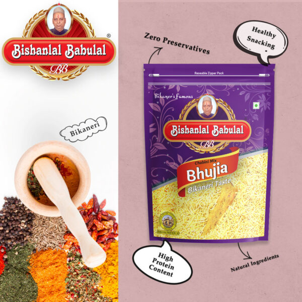 Bishanlal Babulal Chabini Mix Bhujia - Image 4