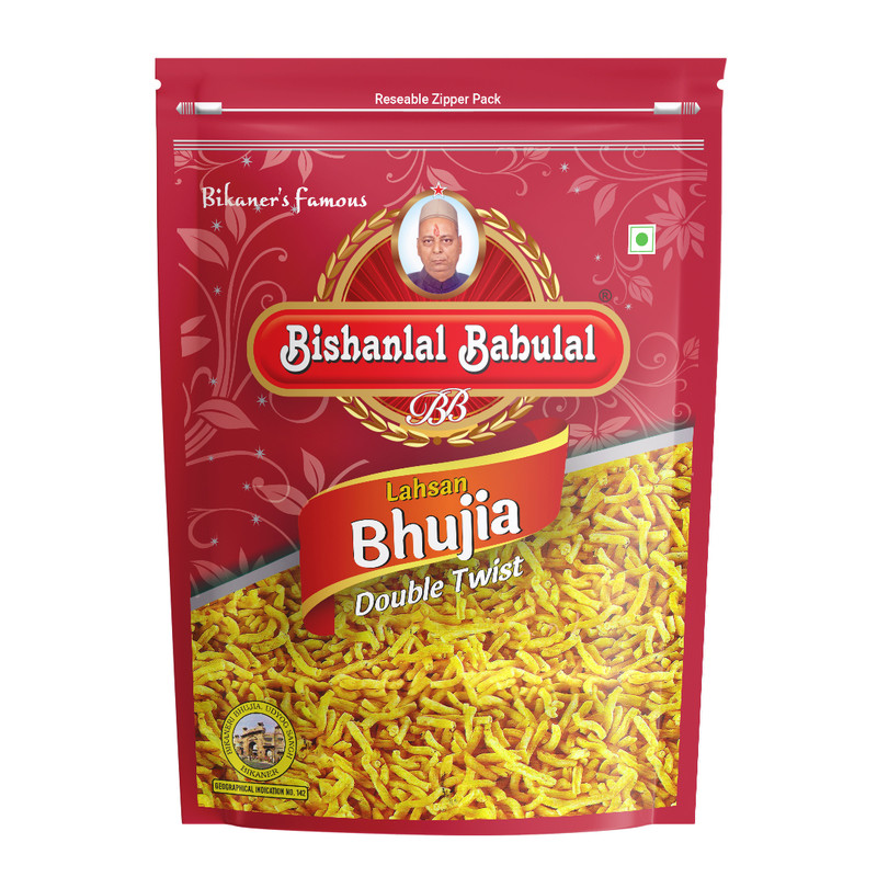 Bishanlal Babulal Lahsan Bhujia (Garlic Bhujia) Bishanlal Babulal Lahsan Bhujia (Garlic Bhujia)-Pack Size-800 g