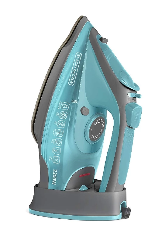Black+Decker 2200 Watts Cordless Steam Iron Black+Decker 2200 Watts Cordless Steam Iron-Model No-BXIR2201IN