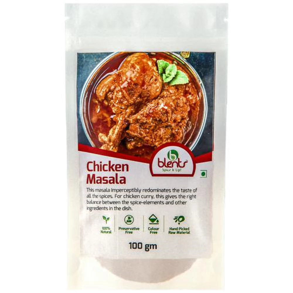 Blents Chicken Masala - Deeply Flavoured Blents Chicken Masala - Deeply Flavoured--100 g