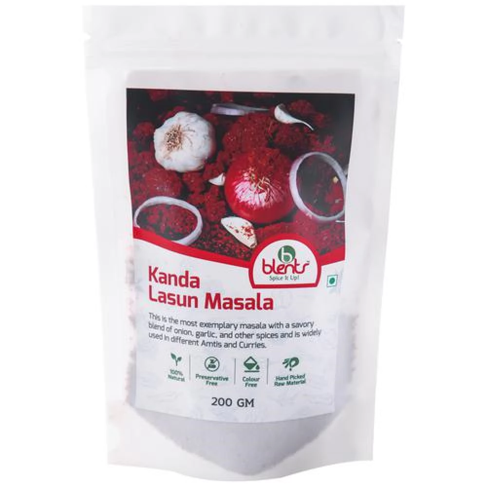 Blents Kanda Lasun Masala - Rich In Aroma Blents Kanda Lasun Masala - Rich In Aroma--200 g