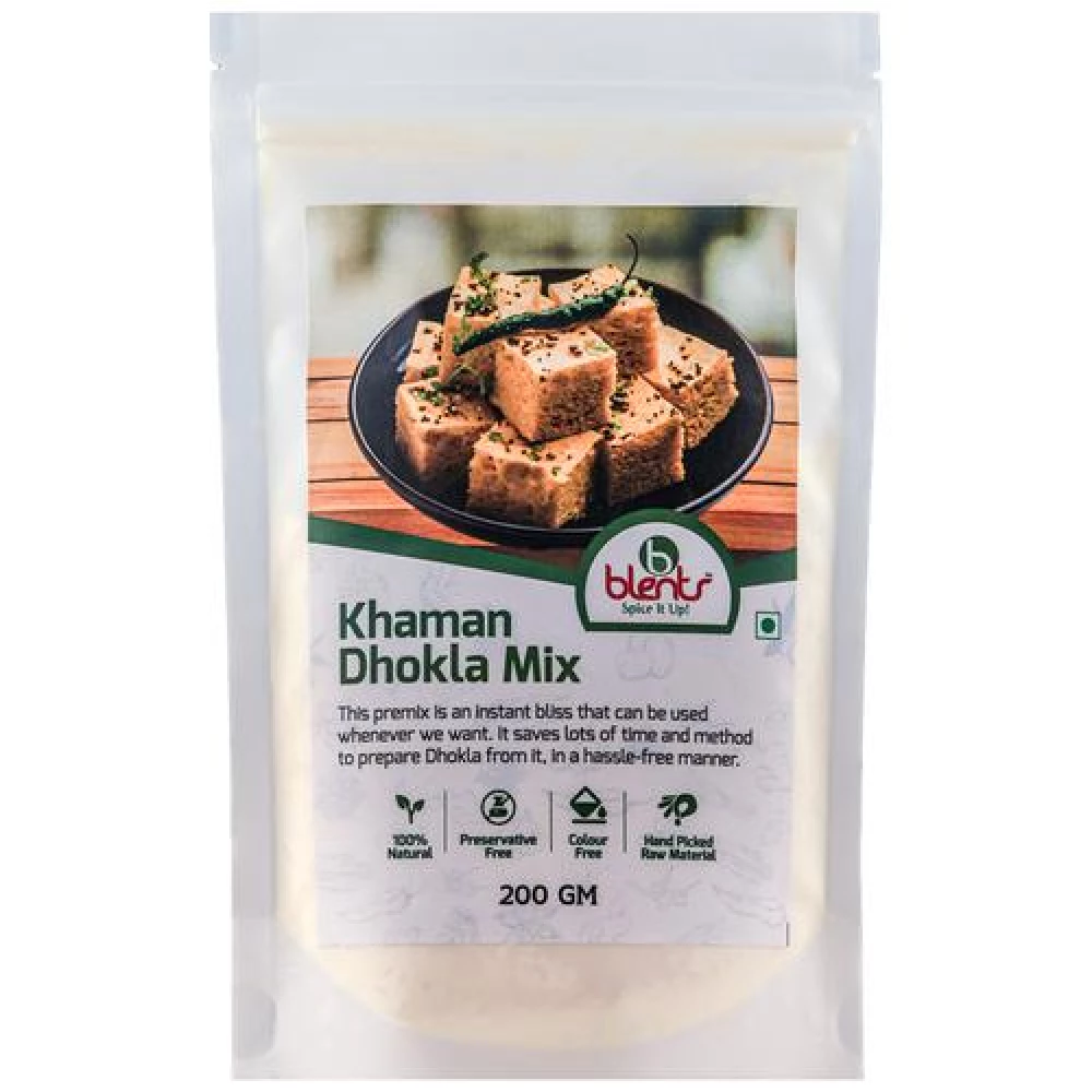 Blents Khaman Dhokla Mix - Simple Blents Khaman Dhokla Mix - Simple--200 g