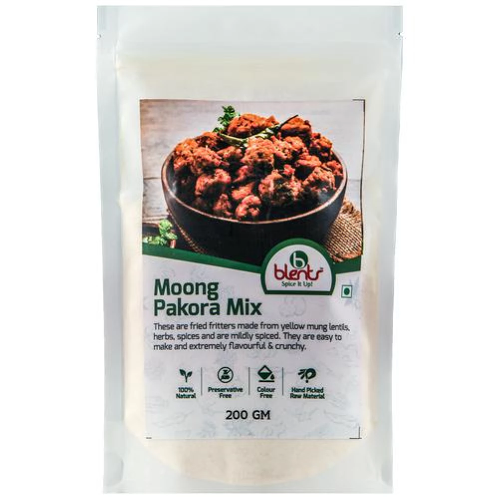 Blents Moong Pakora Mix - For Perfect Fried Fitters Blents Moong Pakora Mix - For Perfect Fried Fitters--200 g