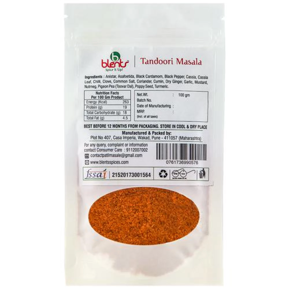 Blents Tandoori Masala - Unique Earthy Flavour & Aroma - Image 2