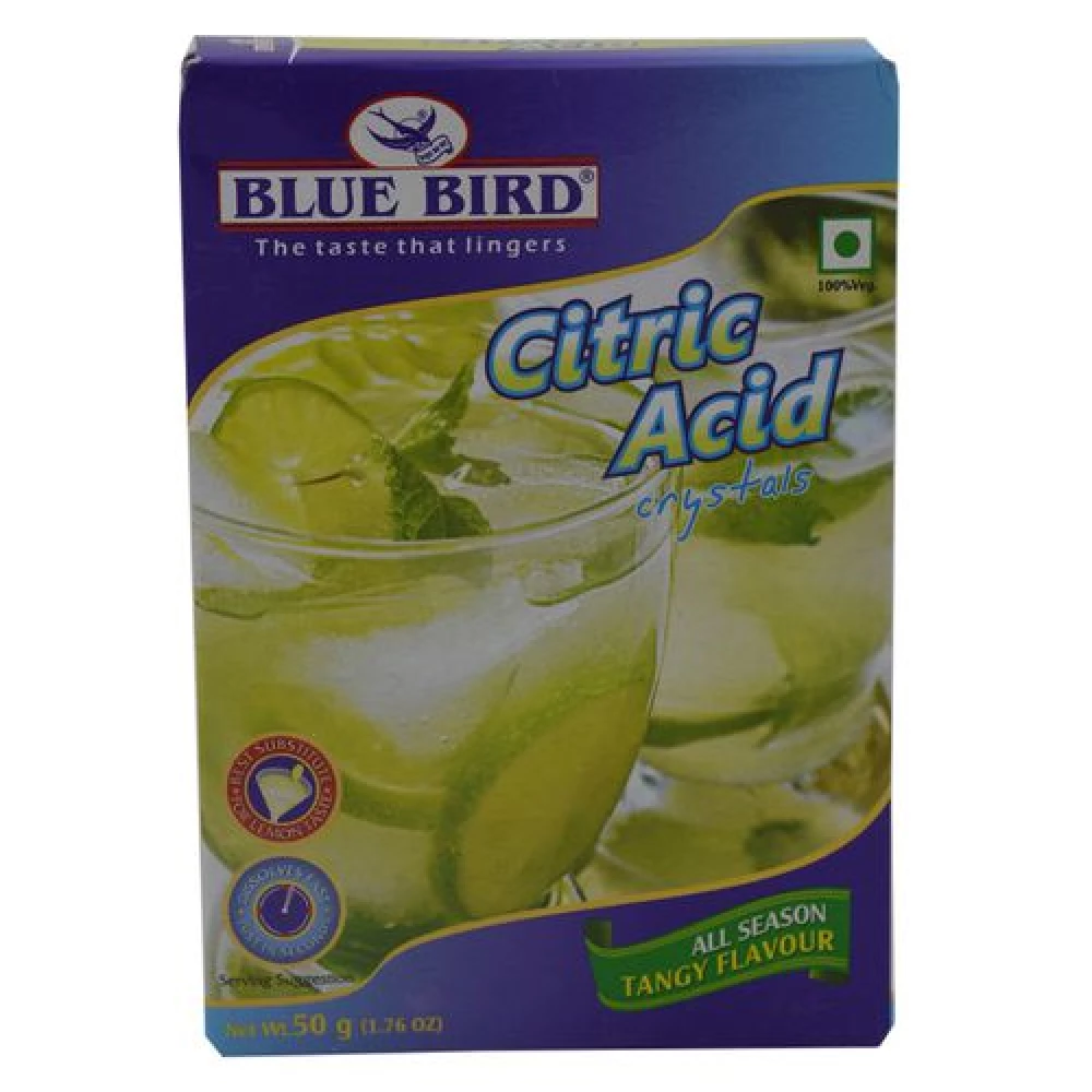 Blue Bird Citric Acid Blue Bird Citric Acid--50 g Box