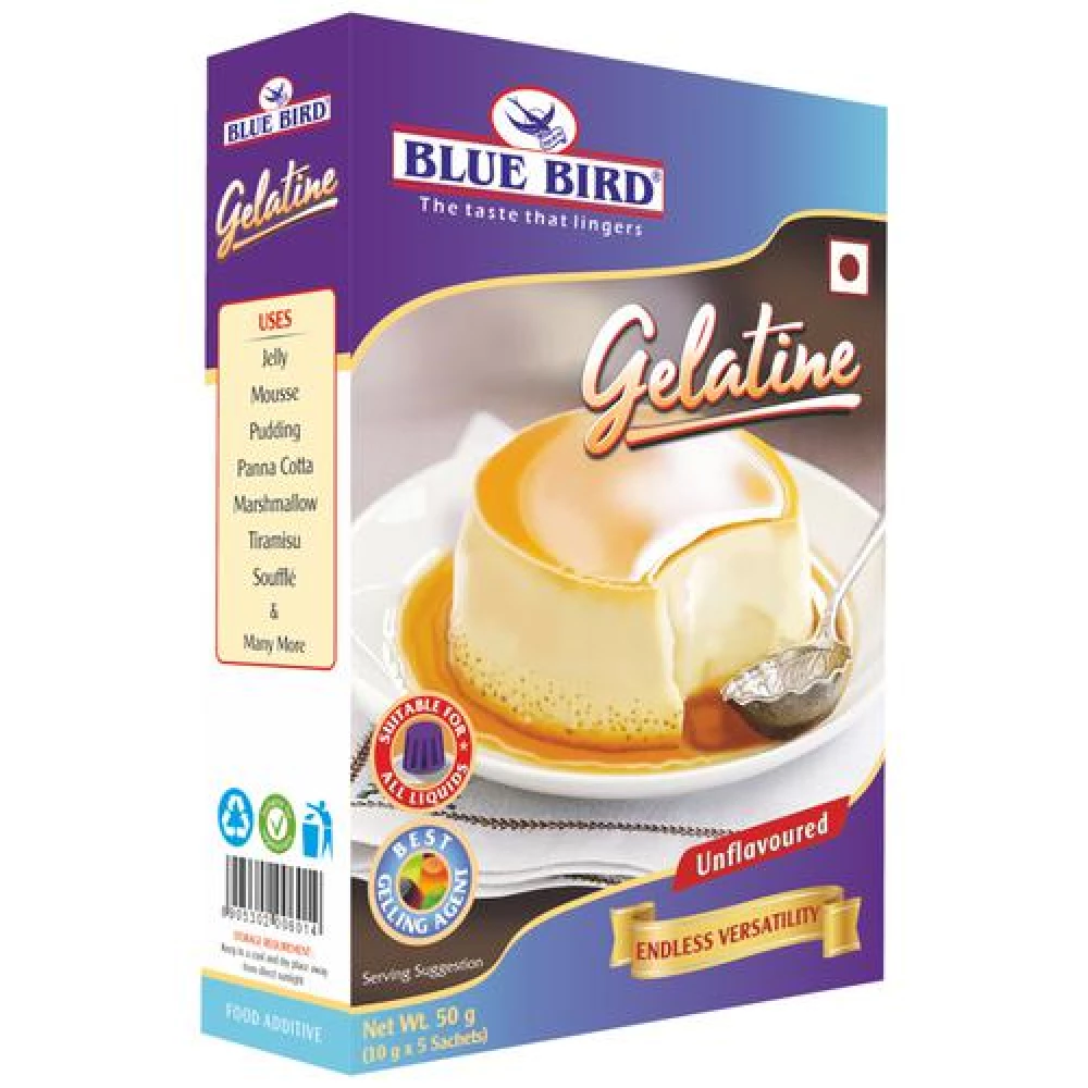 Blue Bird Gelatine Blue Bird Gelatine--50 g Carton