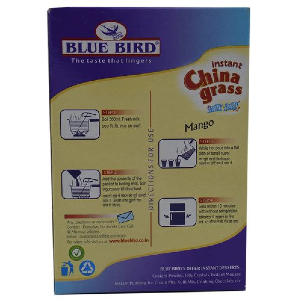 Blue Bird Instant China Grass - Mango - Image 2